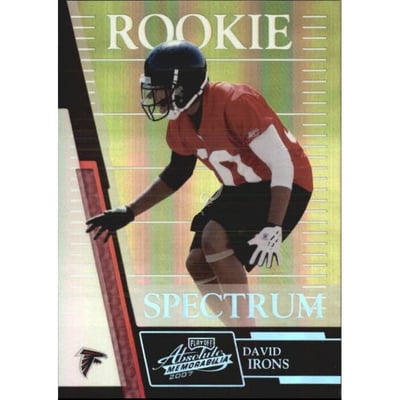 2007 Absolute Memorabilia Spectrum Silver #163 David Irons