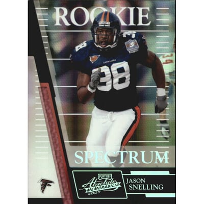 2007 Absolute Memorabilia Spectrum Silver #174 Jason Snelling