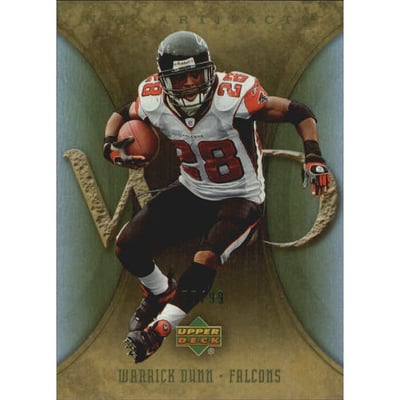 2007 Artifacts Green #6 Warrick Dunn