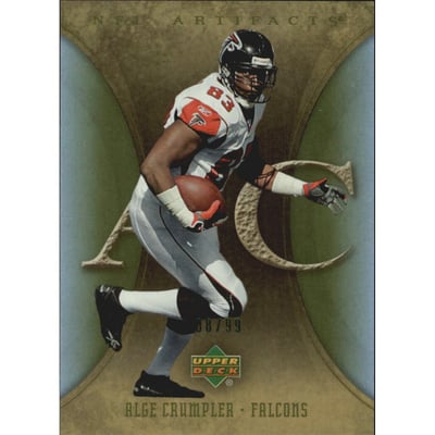 2007 Artifacts Green #7 Alge Crumpler