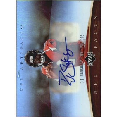 2007 Artifacts NFL Facts Autographs #DJ D.J. Shockley