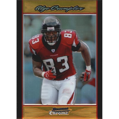 2007 Bowman Chrome Gold Refractors #BC215 Alge Crumpler