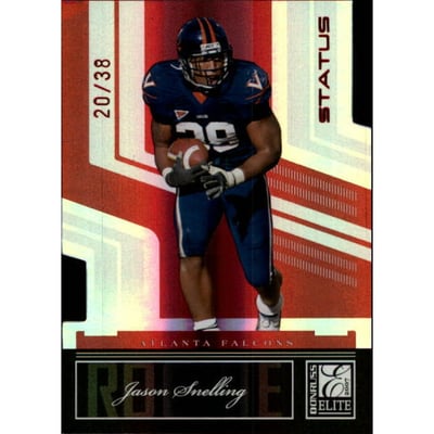2007 Donruss Elite Status #153 Jason Snelling/38