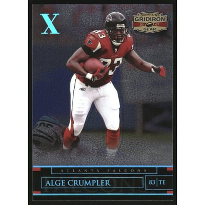 2007 Donruss Gridiron Gear Platinum Holofoil X's #27 Alge Crumpler