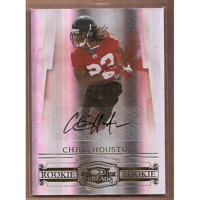 2007 Donruss Threads Rookie Autographs #207 Chris Houston/200