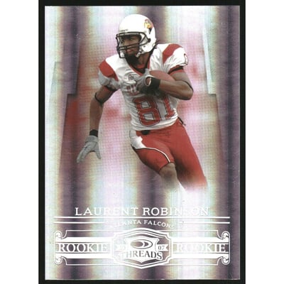 2007 Donruss Threads Silver Holofoil #193 Laurent Robinson