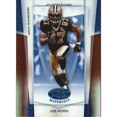 2007 Leaf Certified Materials Mirror Blue #39 Joe Horn