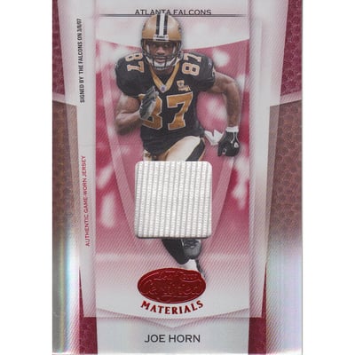 2007 Leaf Certified Materials Mirror Red Materials #39 Joe Horn/125