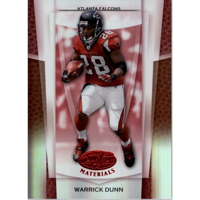 2007 Leaf Certified Materials Mirror Red #38 Warrick Dunn