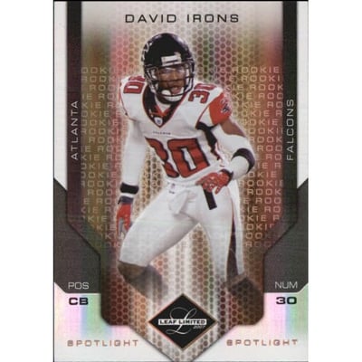 2007 Leaf Limited Bronze Spotlight #202 David Irons