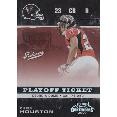 2007 Playoff Contenders Playoff Ticket #128 Chris Houston
