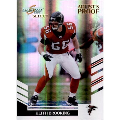 2007 Select Artist's Proof #76 Keith Brooking