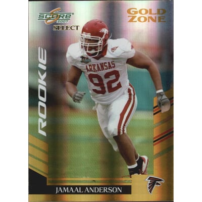 2007 Select Gold Zone #368 Jamaal Anderson