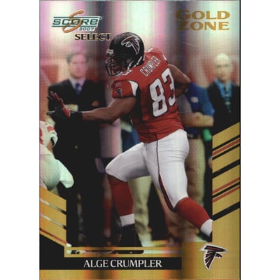 2007 Select Gold Zone #74 Alge Crumpler