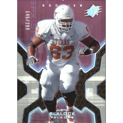 2007 SPx Silver Holofoil Rookies #114 Justin Blalock