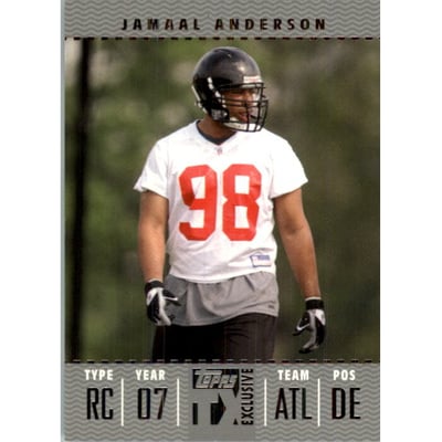 2007 Topps TX Exclusive Silver #150 Jamaal Anderson