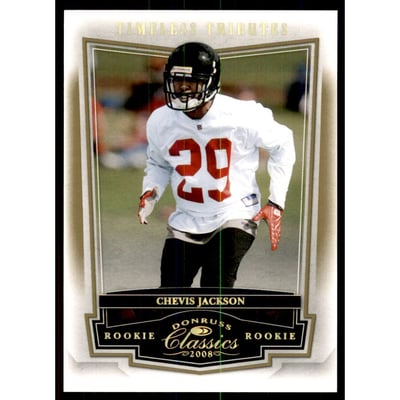 2008 Donruss Classics Timeless Tributes Gold #154 Chevis Jackson