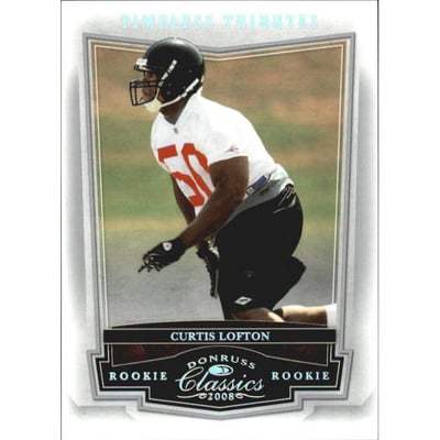 2008 Donruss Classics Timeless Tributes Silver #217 Curtis Lofton