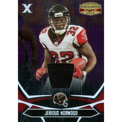 2008 Donruss Gridiron Gear Jerseys X's #5 Jerious Norwood/98