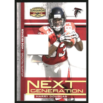 2008 Donruss Gridiron Gear Next Generation Jerseys Prime #34 Harry Douglas