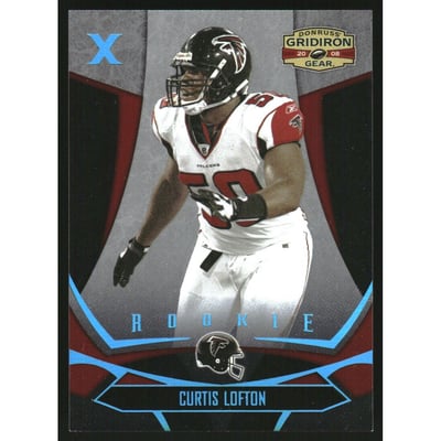2008 Donruss Gridiron Gear Platinum Holofoil X's #119 Curtis Lofton