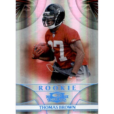 2008 Donruss Threads Platinum Holofoil #240 Thomas Brown
