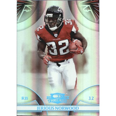 2008 Donruss Threads Platinum Holofoil #91 Jerious Norwood