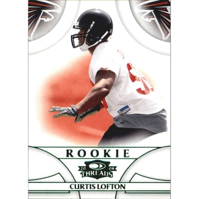 2008 Donruss Threads Retail Green #170 Curtis Lofton