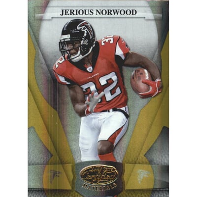 2008 Leaf Certified Materials Mirror Gold #5 Jerious Norwood