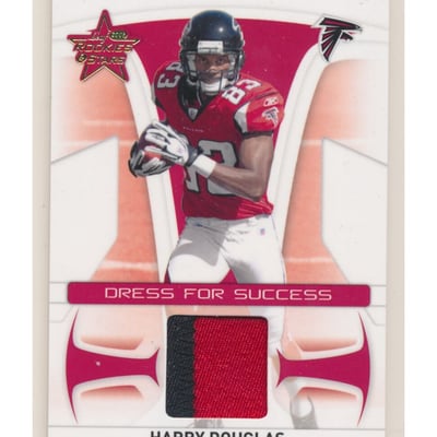2008 Leaf Rookies and Stars Dress for Success Jerseys Prime #DS34 Harry Douglas