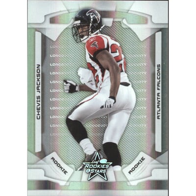 2008 Leaf Rookies and Stars Longevity Parallel Silver Holofoil #125 Chevis Jackson