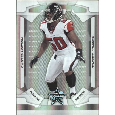 2008 Leaf Rookies and Stars Longevity Parallel Silver Holofoil #128 Curtis Lofton