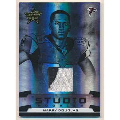 2008 Leaf Rookies and Stars Studio Rookies Materials Prime #19 Harry Douglas