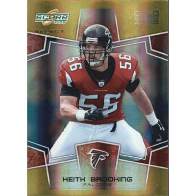 2008 Select Gold Zone #15 Keith Brooking