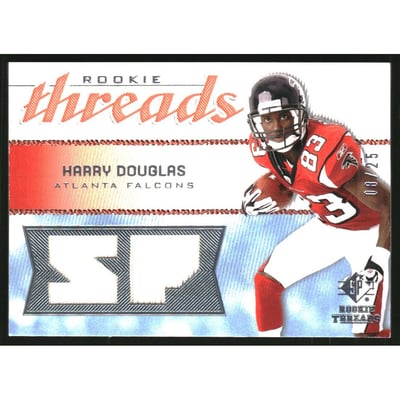 2008 SP Rookie Threads Rookie Threads 25 #RTHD Harry Douglas