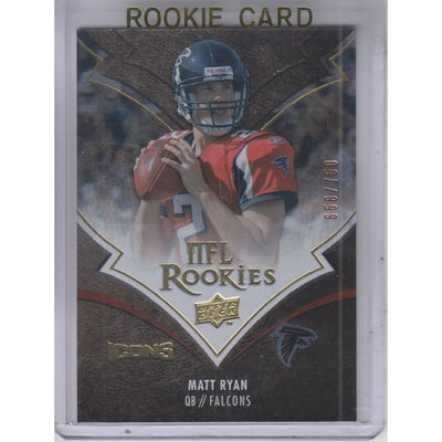 2008 Upper Deck Icons #173 Matt Ryan RC