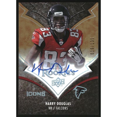 2008 Upper Deck Icons Rookie Autographs Rainbow #136 Harry Douglas