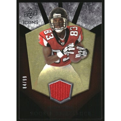 2008 Upper Deck Icons Rookie Brilliance Jersey Gold #RB12 Harry Douglas