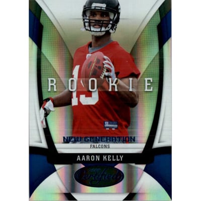 2009 Certified Mirror Blue #127 Aaron Kelly