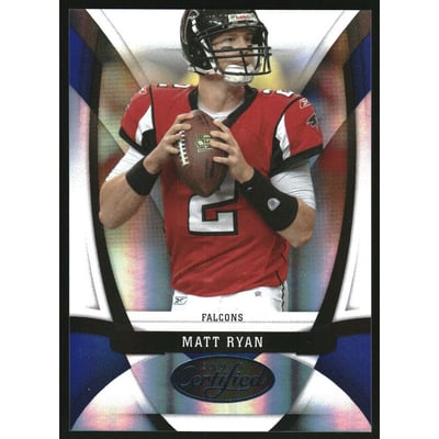 2009 Certified Mirror Blue #7 Matt Ryan