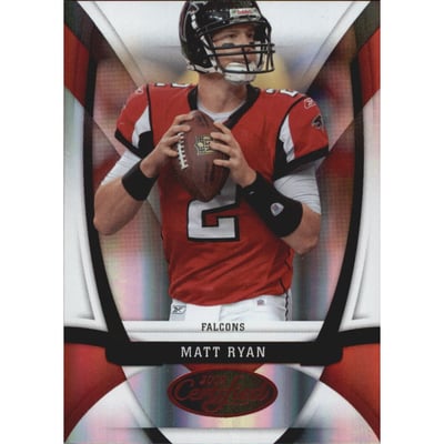 2009 Certified Mirror Red #7 Matt Ryan