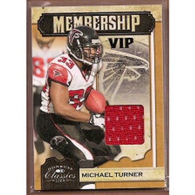 2009 Donruss Classics Membership VIP Jerseys #20 Michael Turner