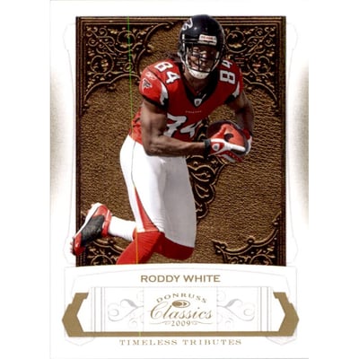 2009 Donruss Classics Timeless Tributes Gold #7 Roddy White