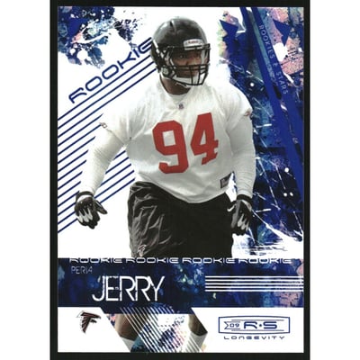 2009 Donruss Rookies and Stars Longevity Sapphire #181 Peria Jerry