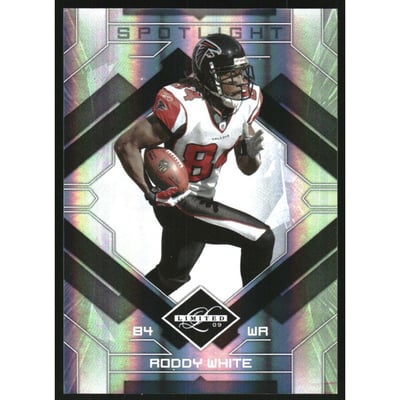 2009 Limited Silver Spotlight #6 Roddy White