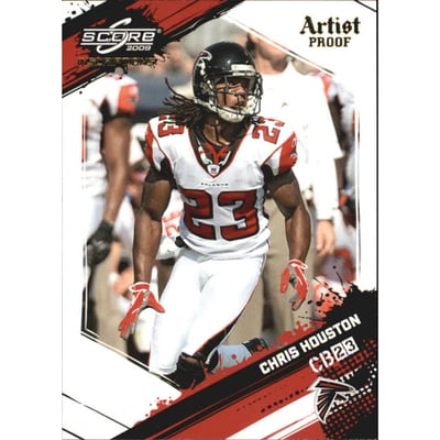 2009 Score Inscriptions Artist's Proof #10 Chris Houston