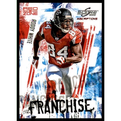 2009 Score Inscriptions Franchise Red Zone #18 Roddy White
