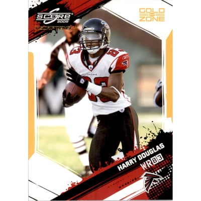 2009 Score Inscriptions Gold Zone #12 Harry Douglas