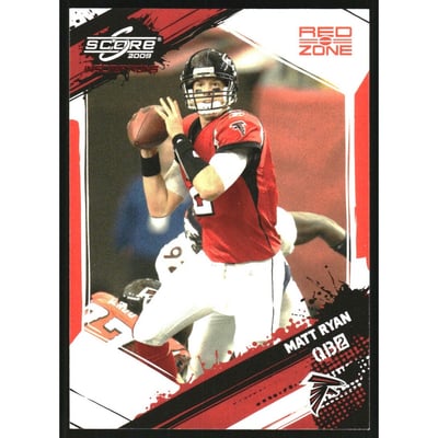 2009 Score Inscriptions Red Zone #15 Matt Ryan