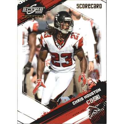 2009 Score Inscriptions Scorecard #10 Chris Houston